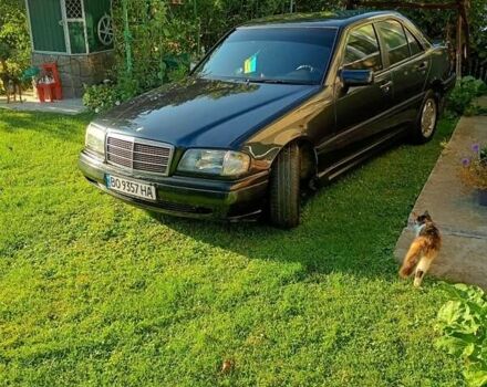 Синий Мерседес Ц-Класс, объемом двигателя 1.8 л и пробегом 286 тыс. км за 2400 $, фото 1 на Automoto.ua