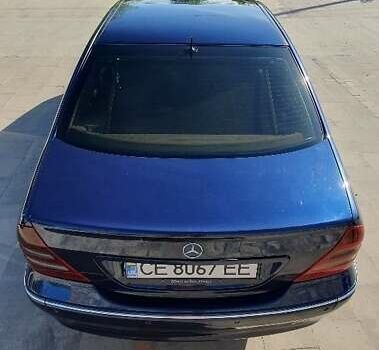 Синий Мерседес Ц-Класс, объемом двигателя 2.7 л и пробегом 430 тыс. км за 5000 $, фото 1 на Automoto.ua