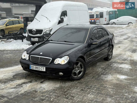 Синий Мерседес Ц-Класс, объемом двигателя 2.2 л и пробегом 340 тыс. км за 3400 $, фото 1 на Automoto.ua