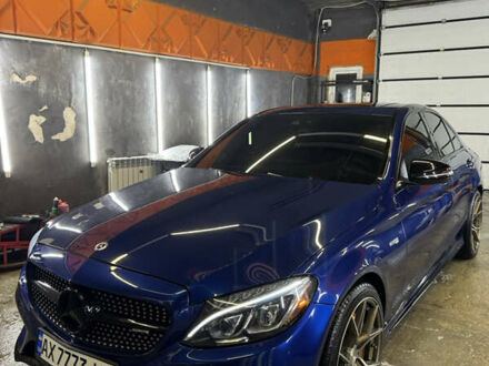 Синий Мерседес Ц-Класс, объемом двигателя 3 л и пробегом 114 тыс. км за 29000 $, фото 1 на Automoto.ua