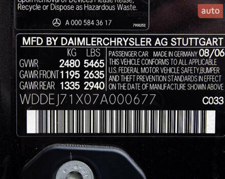 Черный Мерседес ЦЛ-класс, объемом двигателя 5.51 л и пробегом 232 тыс. км за 15500 $, фото 36 на Automoto.ua