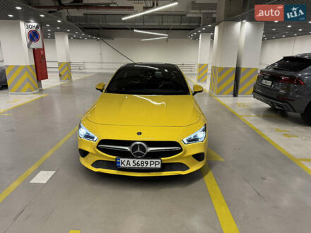 Желтый Мерседес ЦЛА-класс, объемом двигателя 1.99 л и пробегом 72 тыс. км за 32500 $, фото 1 на Automoto.ua