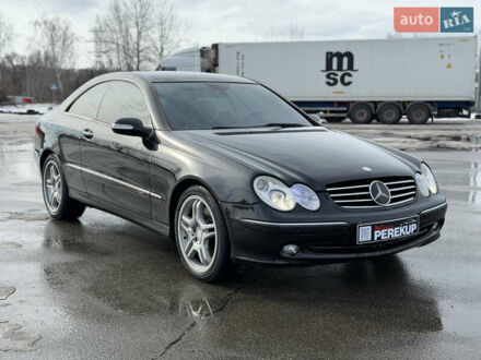 Черный Мерседес ЦЛК-Класс, объемом двигателя 4.97 л и пробегом 145 тыс. км за 10499 $, фото 1 на Automoto.ua