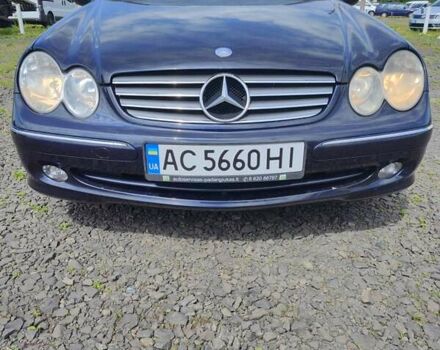 Синий Мерседес ЦЛК-Класс, объемом двигателя 2.7 л и пробегом 372 тыс. км за 7499 $, фото 1 на Automoto.ua
