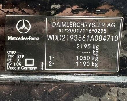 Черный Мерседес ЦЛС-Класс, объемом двигателя 3.5 л и пробегом 171 тыс. км за 9800 $, фото 40 на Automoto.ua