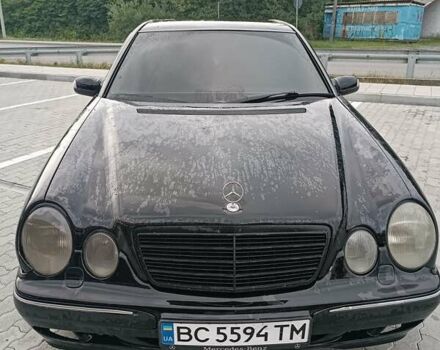 Чорний Мерседес Е-Клас, об'ємом двигуна 2.2 л та пробігом 450 тис. км за 3650 $, фото 4 на Automoto.ua