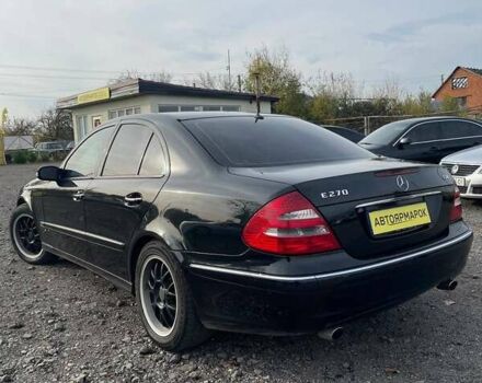 Черный Мерседес Е-Класс, объемом двигателя 2.69 л и пробегом 322 тыс. км за 5650 $, фото 8 на Automoto.ua
