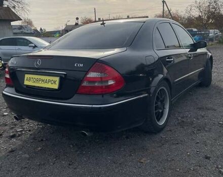 Черный Мерседес Е-Класс, объемом двигателя 2.69 л и пробегом 322 тыс. км за 5650 $, фото 6 на Automoto.ua