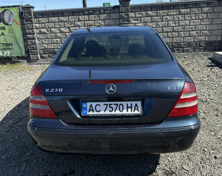 Черный Мерседес Е-Класс, объемом двигателя 2.7 л и пробегом 440 тыс. км за 7000 $, фото 2 на Automoto.ua