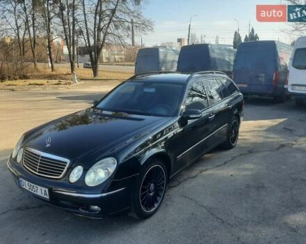 Черный Мерседес Е-Класс, объемом двигателя 3.22 л и пробегом 390 тыс. км за 8450 $, фото 1 на Automoto.ua