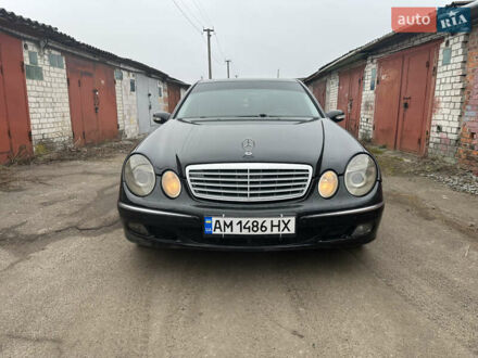 Мерседес Е-Класс 2003 в Житомире на Automoto.ua Черный Мерседес Е-Класс, объемом двигателя 2.2 л и пробегом 370 тыс. км за 6500 $, фото 1 на Automoto.ua