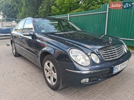 Мерседес Е-Класс 2003 в Тернополе на Automoto.ua Черный Мерседес Е-Класс, объемом двигателя 1.8 л и пробегом 367 тыс. км за 6777 $, фото 1 на Automoto.ua