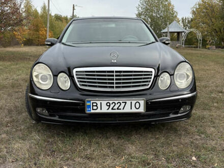 Мерседес Е-Класс 2004 в Новых Санжарах на Automoto.ua Черный Мерседес Е-Класс, объемом двигателя 2 л и пробегом 355 тыс. км за 6200 $, фото 1 на Automoto.ua