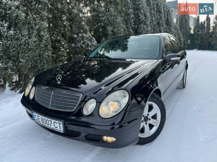 Черный Мерседес Е-Класс, объемом двигателя 3.2 л и пробегом 317 тыс. км за 6999 $, фото 1 на Automoto.ua