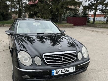 Мерседес Е-Класс 2004 в Березно на Automoto.ua Черный Мерседес Е-Класс, объемом двигателя 2 л и пробегом 360 тыс. км за 7300 $, фото 1 на Automoto.ua