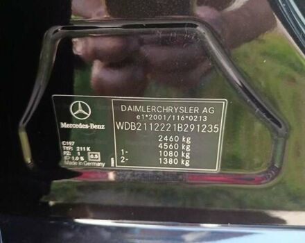 Чорний Мерседес Е-Клас, об'ємом двигуна 3 л та пробігом 370 тис. км за 9400 $, фото 1 на Automoto.ua
