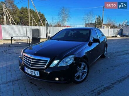 Черный Мерседес Е-Класс, объемом двигателя 2.2 л и пробегом 398 тыс. км за 11150 $, фото 1 на Automoto.ua