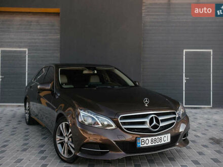 Мерседес Е-Класс 2013 в Тернополе на Automoto.ua Коричневый Мерседес Е-Класс, объемом двигателя 2.14 л и пробегом 222 тыс. км за 20700 $, фото 1 на Automoto.ua