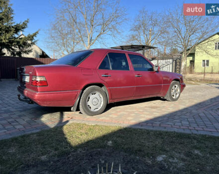 Красный Мерседес Е-Класс, объемом двигателя 2.5 л и пробегом 321 тыс. км за 3200 $, фото 3 на Automoto.ua