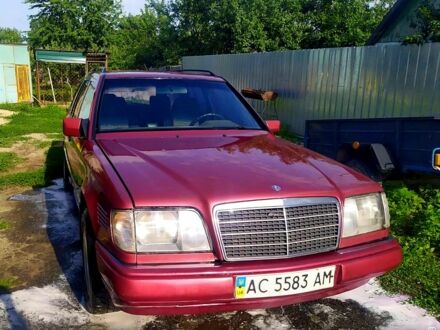 Мерседес Е-Клас 1994 у Полтаві на Automoto.ua Червоний Мерседес Е-Клас, об'ємом двигуна 2.8 л та пробігом 400 тис. км за 1800 $, фото 1 на Automoto.ua