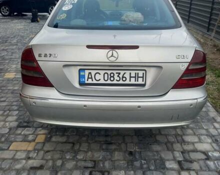 Серый Мерседес Е-Класс, объемом двигателя 2.7 л и пробегом 380 тыс. км за 6500 $, фото 6 на Automoto.ua