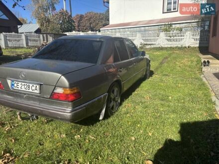 Мерседес Е-Клас 1994 у Сторожинце на Automoto.ua Сірий Мерседес Е-Клас, об'ємом двигуна 3.2 л та пробігом 480 тис. км за 1500 $, фото 1 на Automoto.ua