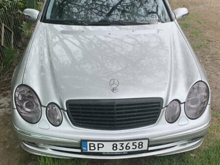 Мерседес Е-Класс 2003 в Очакове на Automoto.ua Серый Мерседес Е-Класс, объемом двигателя 2.2 л и пробегом 450 тыс. км за 3200 $, фото 1 на Automoto.ua