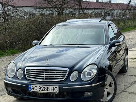 Мерседес Е-Класс 2002 в Хусте на Automoto.ua Синий Мерседес Е-Класс, объемом двигателя 2.7 л и пробегом 350 тыс. км за 6800 $, фото 1 на Automoto.ua