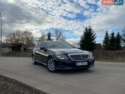 Синий Мерседес Е-Класс, объемом двигателя 2.14 л и пробегом 370 тыс. км за 13000 $, фото 1 на Automoto.ua