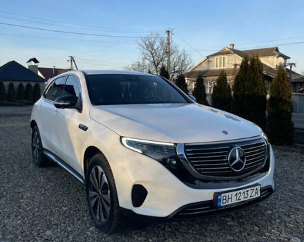 Белый Мерседес EQC, объемом двигателя 0 л и пробегом 26 тыс. км за 36500 $, фото 3 на Automoto.ua