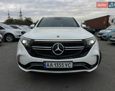 Белый Мерседес EQC, объемом двигателя 0 л и пробегом 42 тыс. км за 42500 $, фото 1 на Automoto.ua