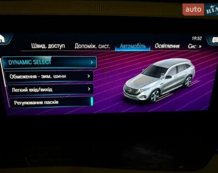 Белый Мерседес EQC, объемом двигателя 0 л и пробегом 27 тыс. км за 49999 $, фото 19 на Automoto.ua
