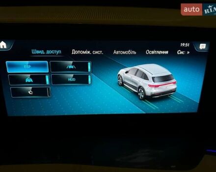 Белый Мерседес EQC, объемом двигателя 0 л и пробегом 27 тыс. км за 49999 $, фото 22 на Automoto.ua
