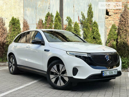 Мерседес EQC 2020 в Львове на Automoto.ua Белый Мерседес EQC, объемом двигателя 0 л и пробегом 19 тыс. км за 55900 $, фото 1 на Automoto.ua