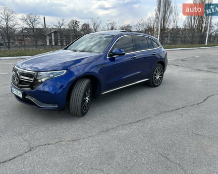 Синий Мерседес EQC, объемом двигателя 0 л и пробегом 75 тыс. км за 34500 $, фото 12 на Automoto.ua