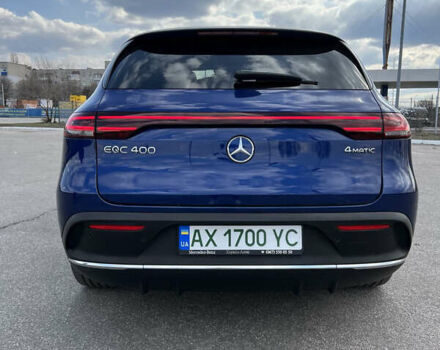 Синий Мерседес EQC, объемом двигателя 0 л и пробегом 75 тыс. км за 34500 $, фото 5 на Automoto.ua