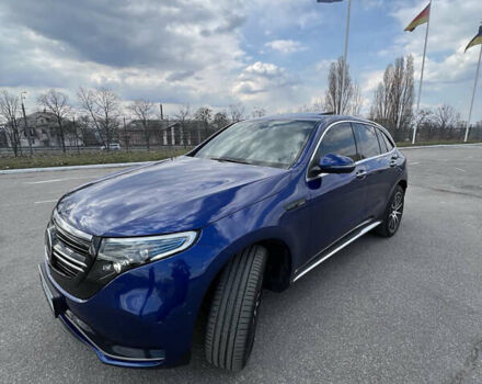 Синий Мерседес EQC, объемом двигателя 0 л и пробегом 75 тыс. км за 34500 $, фото 4 на Automoto.ua