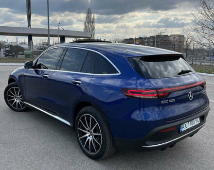 Синий Мерседес EQC, объемом двигателя 0 л и пробегом 75 тыс. км за 34500 $, фото 1 на Automoto.ua