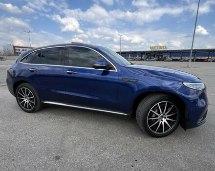 Синий Мерседес EQC, объемом двигателя 0 л и пробегом 75 тыс. км за 34500 $, фото 10 на Automoto.ua