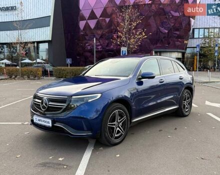 Синий Мерседес EQC, объемом двигателя 0 л и пробегом 40 тыс. км за 37990 $, фото 3 на Automoto.ua