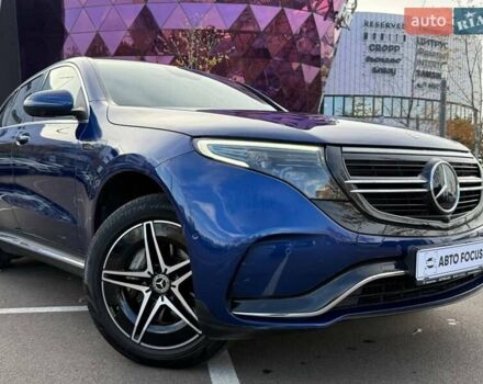 Синий Мерседес EQC, объемом двигателя 0 л и пробегом 40 тыс. км за 37990 $, фото 1 на Automoto.ua