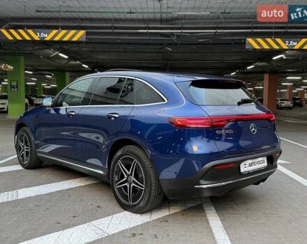 Синий Мерседес EQC, объемом двигателя 0 л и пробегом 38 тыс. км за 38490 $, фото 4 на Automoto.ua