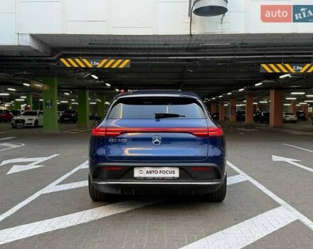 Синий Мерседес EQC, объемом двигателя 0 л и пробегом 38 тыс. км за 38490 $, фото 5 на Automoto.ua