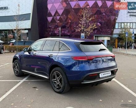 Синий Мерседес EQC, объемом двигателя 0 л и пробегом 40 тыс. км за 37990 $, фото 4 на Automoto.ua