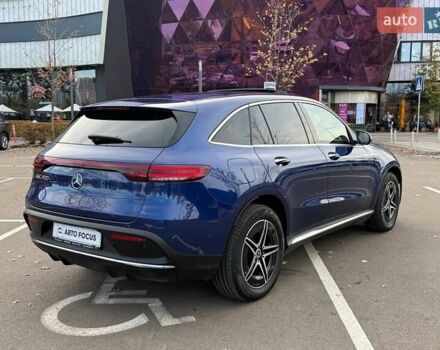 Синий Мерседес EQC, объемом двигателя 0 л и пробегом 40 тыс. км за 37990 $, фото 6 на Automoto.ua