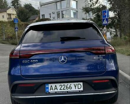 Синий Мерседес EQC, объемом двигателя 0 л и пробегом 24 тыс. км за 43000 $, фото 3 на Automoto.ua