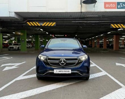 Синий Мерседес EQC, объемом двигателя 0 л и пробегом 38 тыс. км за 38490 $, фото 2 на Automoto.ua