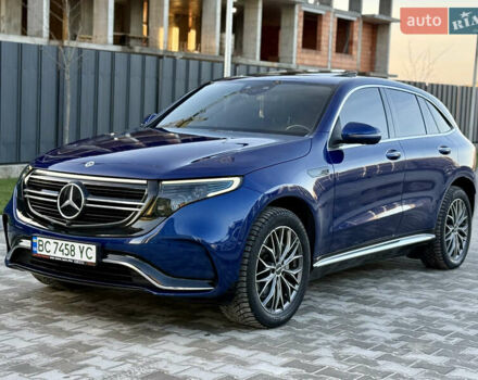 Синий Мерседес EQC, объемом двигателя 0 л и пробегом 119 тыс. км за 34900 $, фото 3 на Automoto.ua