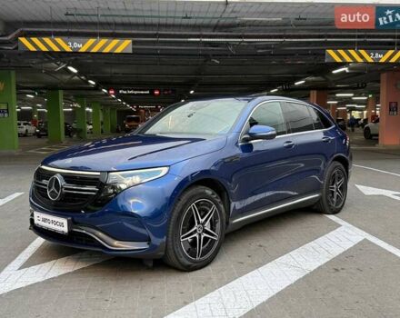 Синий Мерседес EQC, объемом двигателя 0 л и пробегом 38 тыс. км за 38490 $, фото 3 на Automoto.ua