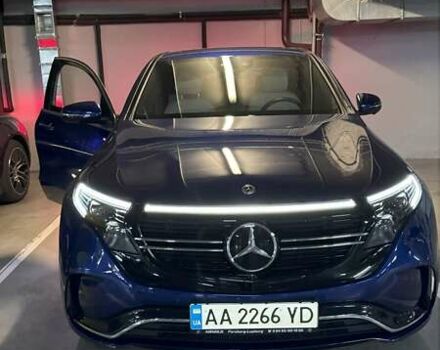 Синий Мерседес EQC, объемом двигателя 0 л и пробегом 24 тыс. км за 43000 $, фото 1 на Automoto.ua